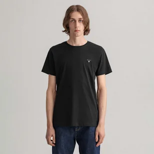 Męska Koszulka GANT ORIGINAL SS T-SHIRT 234100.5 – Czarny - Koszulki męskie - miniaturka - grafika 1