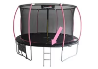 Akcesoria do trampolin - Osłona na sprężyny do Trampoliny Sport Max 12ft Czarno-Różowa - miniaturka - grafika 1