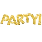 Balony i akcesoria - Balon foliowy, Party, złoty, 32" - miniaturka - grafika 1