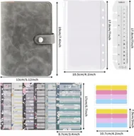 Planery - Planer Budżetu Segregator Finansów Notes Na Finanse 26-Częściowy Szary - miniaturka - grafika 1