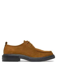 Calvin Klein Półbuty Apron Lace Up Nb HM0HM01636 Brązowy - Półbuty męskie - miniaturka - grafika 1