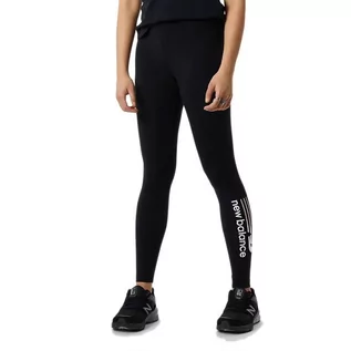 Spodnie sportowe damskie - Legginsy New Balance WP23800BK - czarne - grafika 1