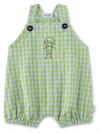 Spodenki dla niemowląt - Sanetta Kidswear Ogrodniczki w kolorze zielono-błękitnym - miniaturka - grafika 1