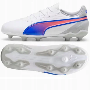 Buty Puma KING Match Jr FG/AG 108048-02 biały 37 1/2 - Piłka nożna - miniaturka - grafika 1