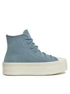 Trampki damskie - Converse Trampki Chuck Taylor As Modern Lift A06816C Niebieski - miniaturka - grafika 1
