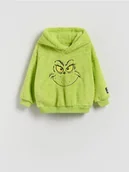 Bluzy i sweterki niemowlęce - Reserved - Świąteczna bluza Grinch - zielony - miniaturka - grafika 1