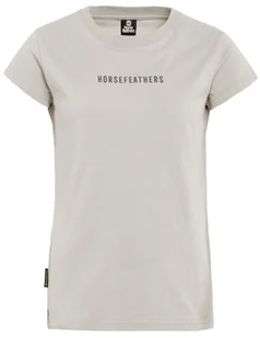 t-shirt damski HORSEFEATHERS IDUN TOP Cement - Koszulki i topy damskie - miniaturka - grafika 1
