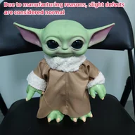 Figurki dla dzieci - TEMU STAR WARS 11" Yoda Kolekcjonerska Figurka Anime - Dekoracja Na Biurko Z PVC, Idealna Na Boże Narodzenie, Święto Dziękczynienia, Nowy Rok, - miniaturka - grafika 1