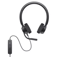 Słuchawki - Dell Pro Stereo Headset WH3022 (520-AATL) czarne - miniaturka - grafika 1