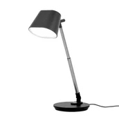 Lampy stojące - Czarna lampa biurkowa LED 7W, regulowana K-BL1527 CZARNY z serii BOLEK - miniaturka - grafika 1