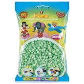 Prace ręczne dla dzieci - Hama 201-98 - miętowy pastelowy - 3000 koralików midi - miniaturka - grafika 1