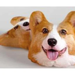 Greno Poduszka przytulanka 40x40 Piesek Corgi ruda biała 457 - Kołdry i poduszki dla dzieci - miniaturka - grafika 1