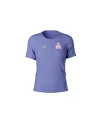 Koszulki sportowe damskie - COMPRESSPORT Koszulka biegowa damska z krótkim rękawem TRAINING SS T-SHIRT IRONMAN 2025 jacaranda - miniaturka - grafika 1