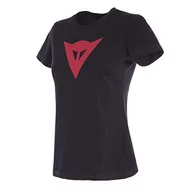 Koszulki męskie - Dainese Dainese Speed Demon Lady T-Shirt Black/Red S - miniaturka - grafika 1