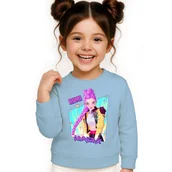Bluzy dla dziewczynek - BLUZA DZIECIĘCA HUNTRIX RUMI KPOP 110-116 BAWEŁNIANA JAKOŚĆ - miniaturka - grafika 1