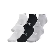 Skarpetki dla dzieci - Skarpetki Under Armour Unisex Essential 6pk Low Black/Black/Halo Gray M - miniaturka - grafika 1
