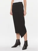 Spódnice - Calvin Klein Spódnica ołówkowa Stretch Jersey Midi Skirt K20K206808 Czarny Slim Fit - miniaturka - grafika 1