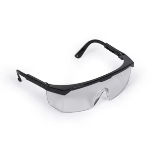 Okulary ochronne, przezroczyste, regulowane nóżki, 10 szt. - Okulary ochronne - miniaturka - grafika 1
