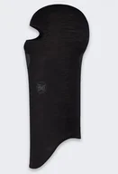 Czapki i chusty sportowe damskie - Kominiarka z Wełny Merino Buff Safety SOLID BLACK - miniaturka - grafika 1
