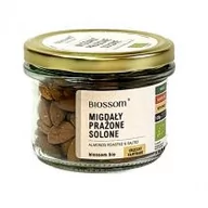 Orzeszki - Biossom Migdały prażone i solone bezglutenowe 120 g Bio - miniaturka - grafika 1