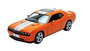 Samochody i pojazdy dla dzieci - Welly Samochód Dodge Challenger SRT 201 2 pomarańczowy - miniaturka - grafika 1