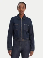 Kurtki damskie - Guess Kurtka jeansowa W6RN76 D6881 Granatowy Regular Fit - miniaturka - grafika 1