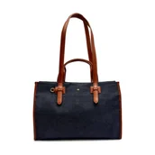 Torebki damskie - Weekend MaxMara Jeansowa shopperka GIANNA - miniaturka - grafika 1