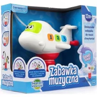 Zabawki interaktywne dla dzieci - Artyk Muzyczny samolot na przyssawce - miniaturka - grafika 1