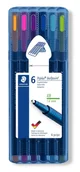 Długopisy - Staedtler ball point Pen triplus ball 437 XB, 6er Kabura - miniaturka - grafika 1