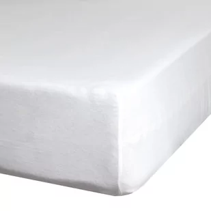 Wysokie prześcieradło 140x200+30cm bawełna jersey białe Eurofirany - Prześcieradła - miniaturka - grafika 1