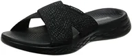 Sandały damskie - Skechers Go 600, Sandały Damskie, Czarny, 39 EU - miniaturka - grafika 1