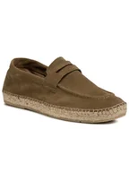 Espadryle męskie - QUAZI Espadryle QZ-63-04-000619 Zielony - miniaturka - grafika 1