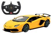 Zabawki zdalnie sterowane - Rastar Auto R/C Lamborghini Aventador 1:14 Żółty - miniaturka - grafika 1