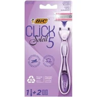 Maszynki do golenia i wkłady - Bic Maszynka do golenia Soleil Click Blister + 2 wkłady - miniaturka - grafika 1