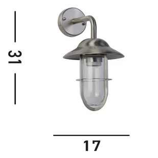 Searchlight Kinkiet zewnętrzny Toronto - Lampy ogrodowe - miniaturka - grafika 1