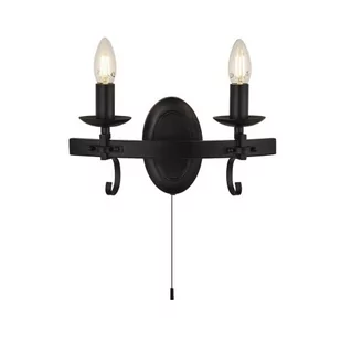 Searchlight Lampa ścienna Cartwheel, 2-punktowa z włącznikiem - Lampy ścienne - miniaturka - grafika 1