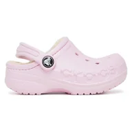 Buty dla dziewczynek - Klapki basenowe Crocs C-BAYA LINED CLOG T 207501-79R - miniaturka - grafika 1