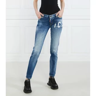 Spodnie damskie - Dsquared2 Jeansy Icon Jennifer Jeans, made in Italy | Slim Fit - grafika 1