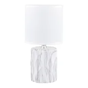 Lampy stojące - Lampa stołowa z podstawą marmurkową HS8603-WH z serii STOŁOWA - miniaturka - grafika 1