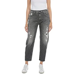 Replay Jeansy damskie Keida, 096 Medium Grey, 27W - Spodnie damskie - miniaturka - grafika 1