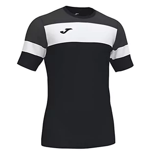 Koszulki męskie - Joma T-shirt męski Crew Iv Equip M/C czarny czarny/antracytowo-szary 3XS 101538.110 - grafika 1