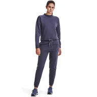 Spodnie sportowe damskie - Damskie spodnie dresowe Under Armour Essential Script Pant - szare - UNDER ARMOUR - miniaturka - grafika 1