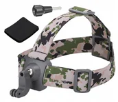 Akcesoria do kamer sportowych - Head Mount Uchwyt Opaska Mocowanie Na Głowę + Głowica Kulowa 3d Do Kamer Gopro Sjcam Xiaomi Dji Insta360 / Td672-m - miniaturka - grafika 1