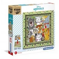 Puzzle - Clementoni Puzzle 60el Frame me up Disney Zwierzęta bohaterowie bajek 38804 - miniaturka - grafika 1