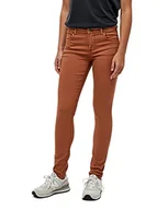 Spodnie damskie - DESIRES Damskie spodnie Lola Garment Dye Midwaist Pants, Sierra Brown, 27 - miniaturka - grafika 1