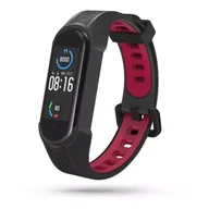 Akcesoria do smartwatchy - Armour xiaomi mi smart band 5 / 6 / 6 nfc black/red - miniaturka - grafika 1