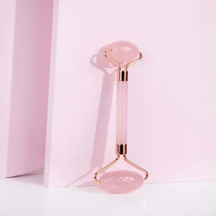 Brushworks Resin Rose Quartz Roller & Gua Sha - zestaw masażerów - Olejki i świece do masażu - miniaturka - grafika 8
