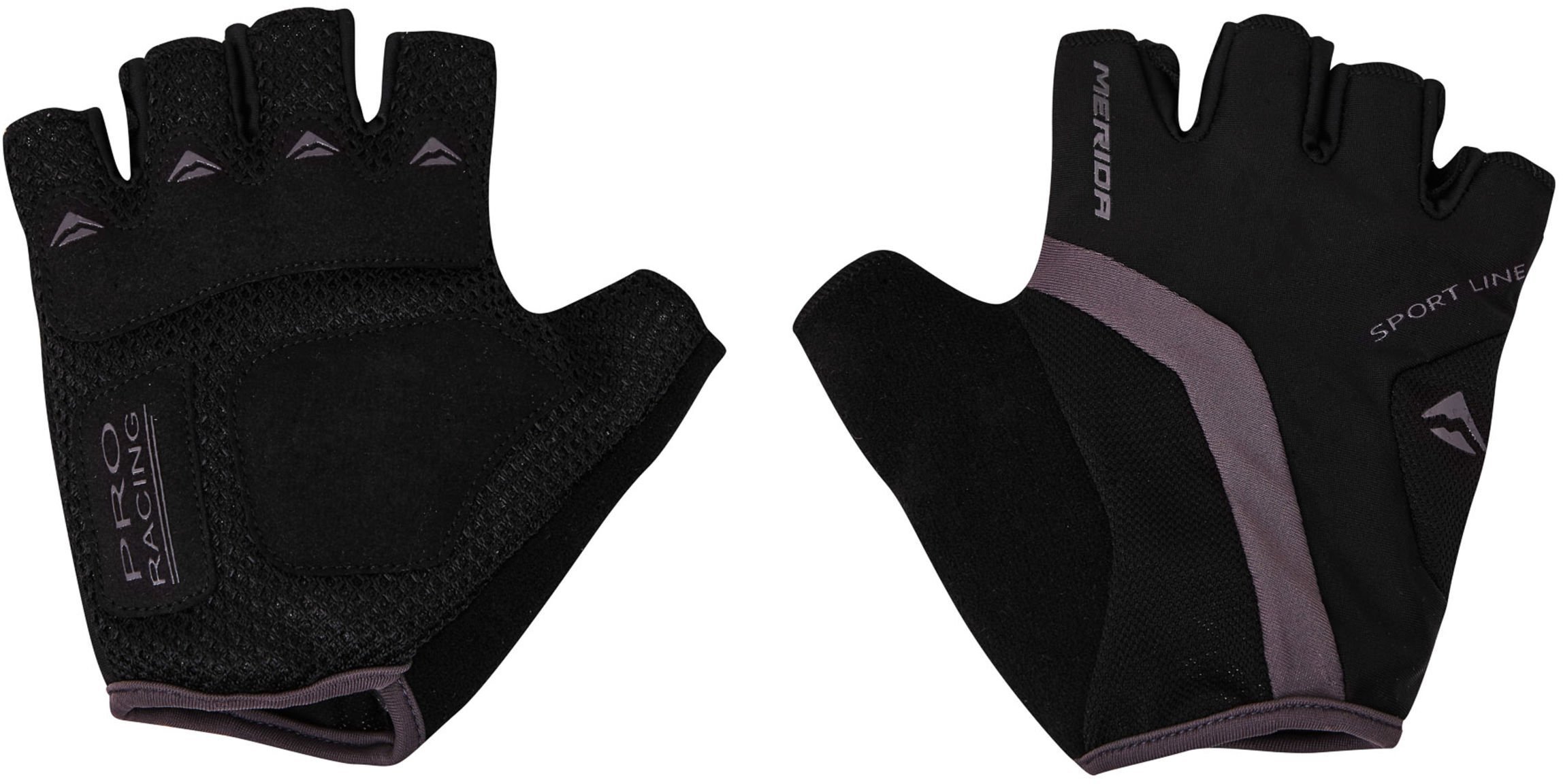 Merida RĘKAWICZKI SPORT LINE krótki palec Rozmiar: M, Wybierz kolor: Black Grey