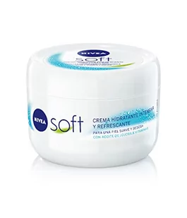 NIVEA Miękki uniwersalny krem nawilżający (375 ml), lekki orzeźwiający krem do wszystkich rodzajów skóry, krem do rąk, twarzy i ciała do codziennego użytku - Kremy i maski do rąk - miniaturka - grafika 1