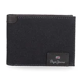 Koszulki i topy damskie - Pepe Jeans Hilltop Portfel poziomy z portfelem, unikalny, niebieski, única, Portfel poziomy z portmonetką - miniaturka - grafika 1